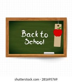 Welcome back to school, vector illustration.