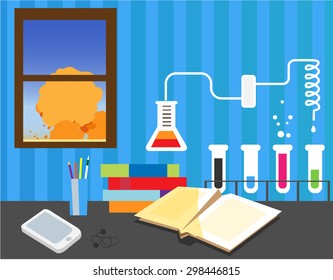 Welcome back to school, vector illustration.