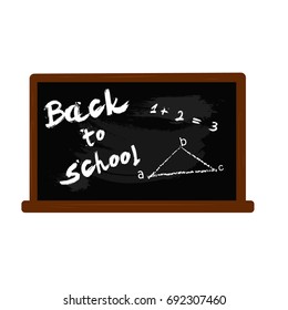Welcome back to school, vector illustration colorful