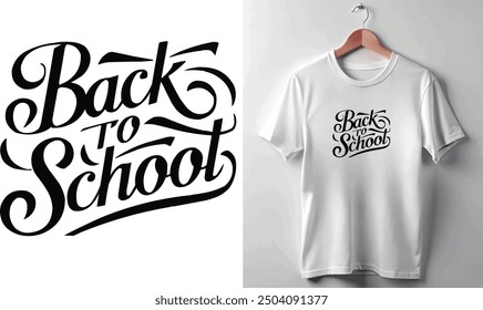 Welcome Back To School Vector T-shirt Design 