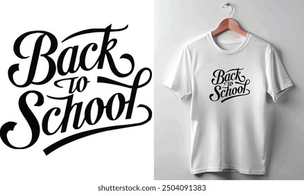Welcome Back To School Vector T-shirt Design 