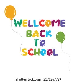 Welcome Back School Welcome Back Work Stock Vector (Royalty Free ...