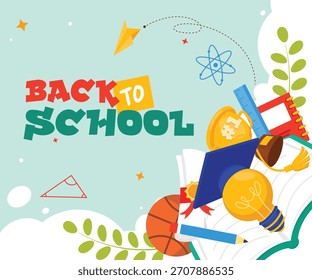 Bienvenido a la ilustración de la escuela