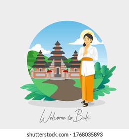Welcome to Bali Greetings Card