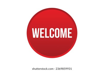 welcome banner design. welcome icon. Flat style vector illustration.