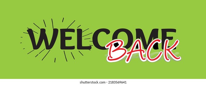 Welcome Banner Vector File EPS