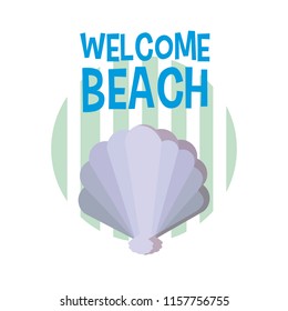 Welcome beach cartoons