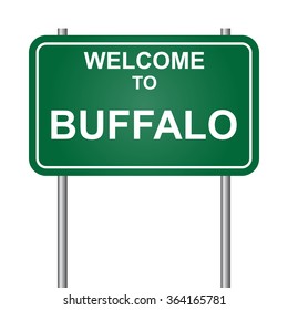 Welcome Buffalo Vector Stock Vector (Royalty Free) 364165781 | Shutterstock