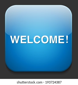 Welcome button