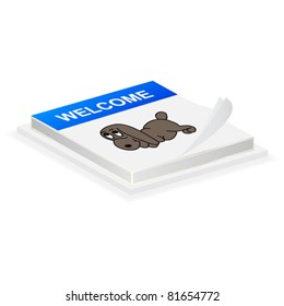welcome button