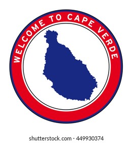 Welcome to Cape Verde vector logo
