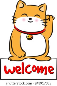 welcome cat