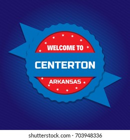 Welcome to Centerton badge