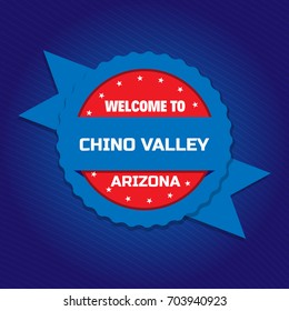 Welcome To Chino Valley Badge