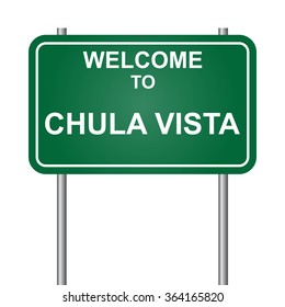 Welcome to Chula Vista vector