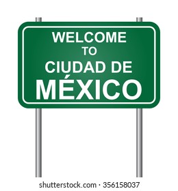 Welcome to Ciudad de Mexico vector