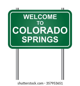 Welcome to Colorado Springs vector