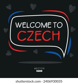 Bienvenido a la ilustración vectorial checa.