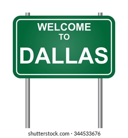 Welcome to Dallas vector