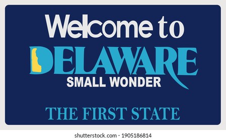 Bienvenido a la señal de Delaware con la mejor calidad