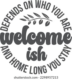 Paquete SVG de diseño de bienvenida 1                 