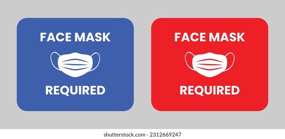 welcome face masks required sign PPE