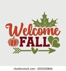 Diseño de vectores de tipografía de otoño