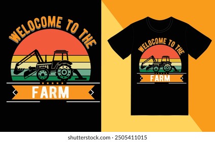 Welcome to the farm T-shirt design 