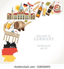 welcome to Germany background 