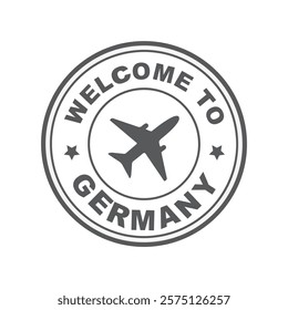 Welcome to Germany. Collection of icons welcome to.