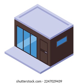 Welcome glamping icon isometric vector. Nature tent. Modern weekend