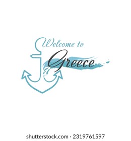 Welcome to Greece template for logo