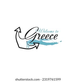 Welcome to Greece template for logo