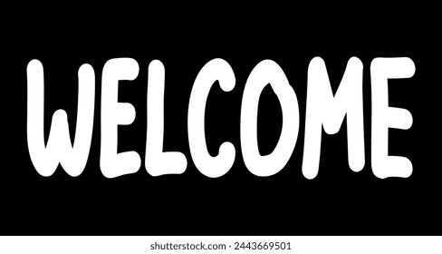 welcome. greeting banner background. vector design