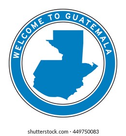 Welcome to Guatemala vector logo