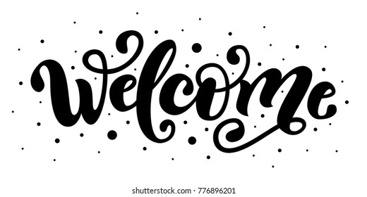 Image result for welcome lettering