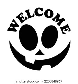 Welcome Happy Halloween shirt print template, Pumpkin Fall Witches Halloween Costume shirt design