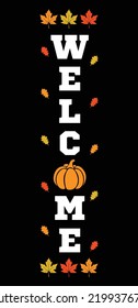 Welcome Happy Halloween Sticker Design