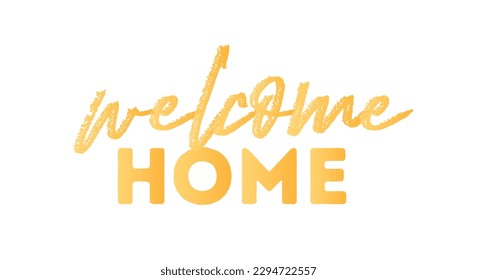 Willkommen-Startseite, Willkommen-Home-Banner, Willkommenspopster, Militärische Homecoming, Vektortext, Typografie-Zeichenbanner-Illustrationshintergrund