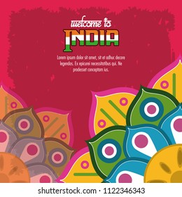 Welcome India Stock Vector (Royalty Free) 1122346343 | Shutterstock