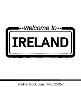 Welcome to IRELAND illustration design
