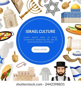 Welcome to Israel Travel Banner Design Vector Template