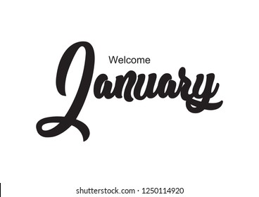 welcome january background