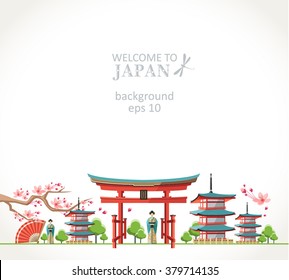 welcome to Japan background panorama