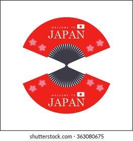 Welcome to japan,vector illustration