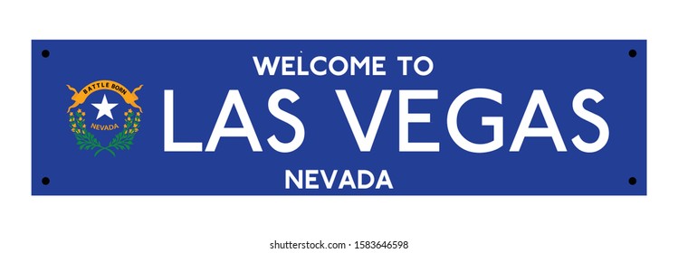 Welcome to Las Vegas, Nevada road sign