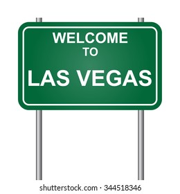 Welcome to Las Vegas vector