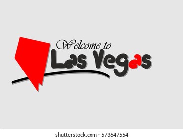 Welcome to Las Vegas, Vector illustration Design