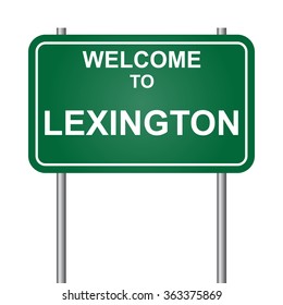 Welcome to Lexington vector