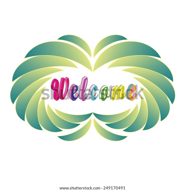Welcome Logo Isolated Stock Vector (Royalty Free) 249170491 | Shutterstock